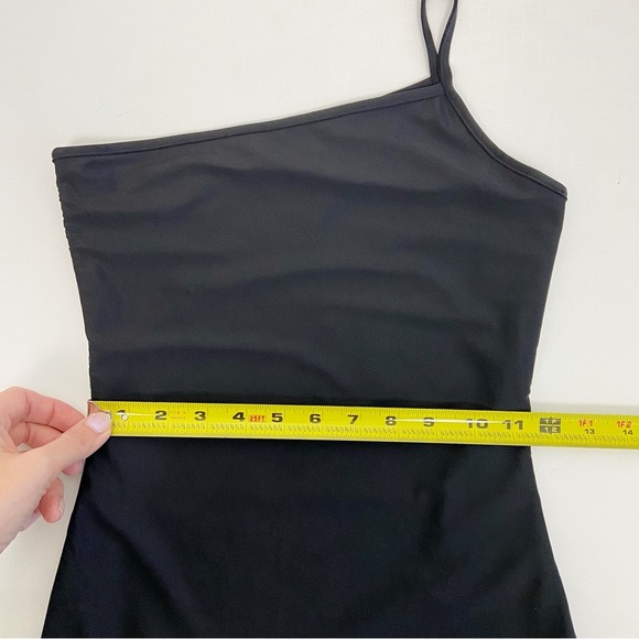 Superdown Rumer Asymmetrical Mini Dress in Black - Picture 9 of 10